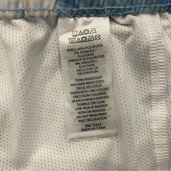 Men’s C&C California Boxer Brief Lined Tropical Print Swim Trunks Size Large New - Picture 9 of 13